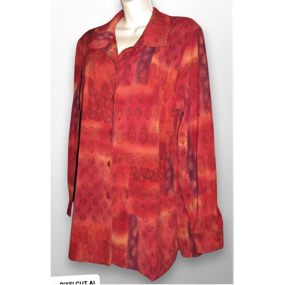 Coldwater Creek Long Women's Oversized Shirt - Excellent Condition! B4